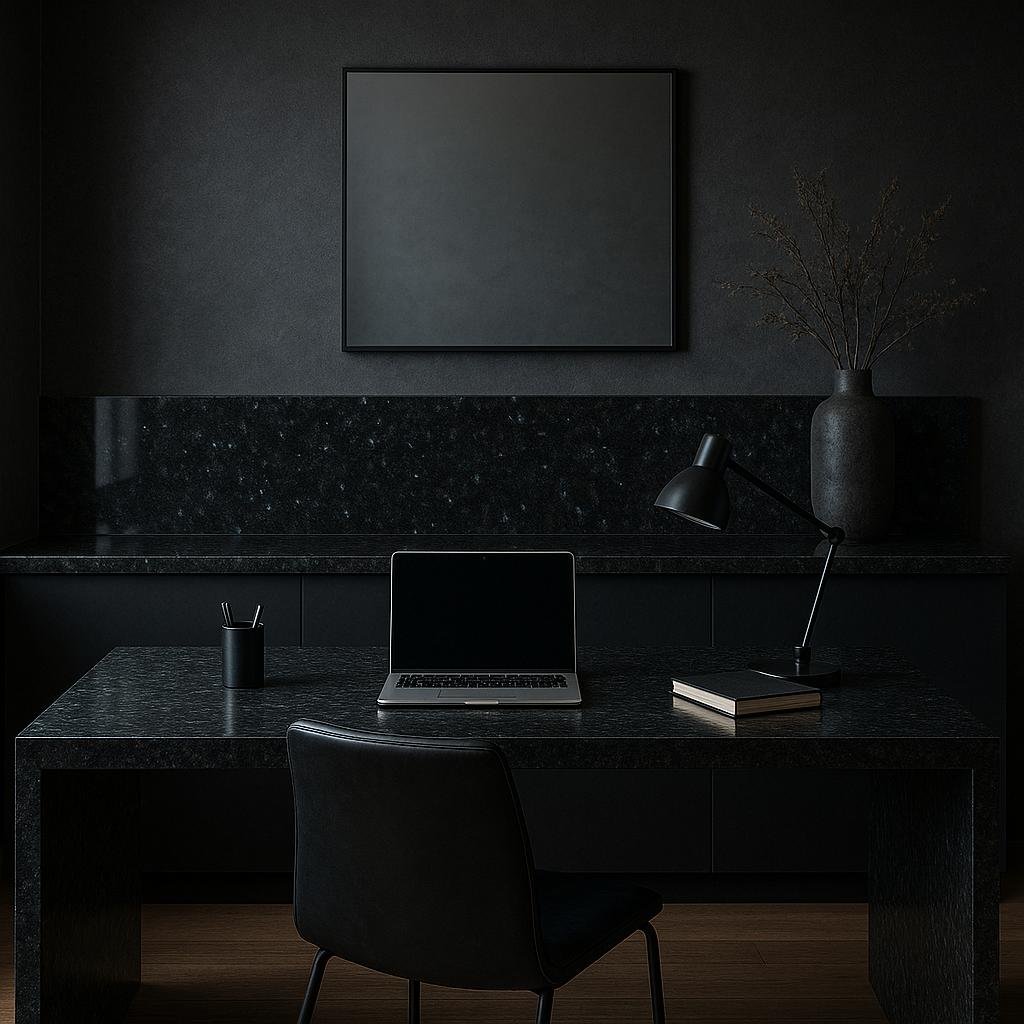 R-Black Blue-dot Granite